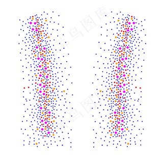 烫钻 领边 简单花纹 免费素材