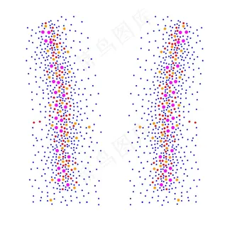 烫钻 领边 简单花纹 免费素材