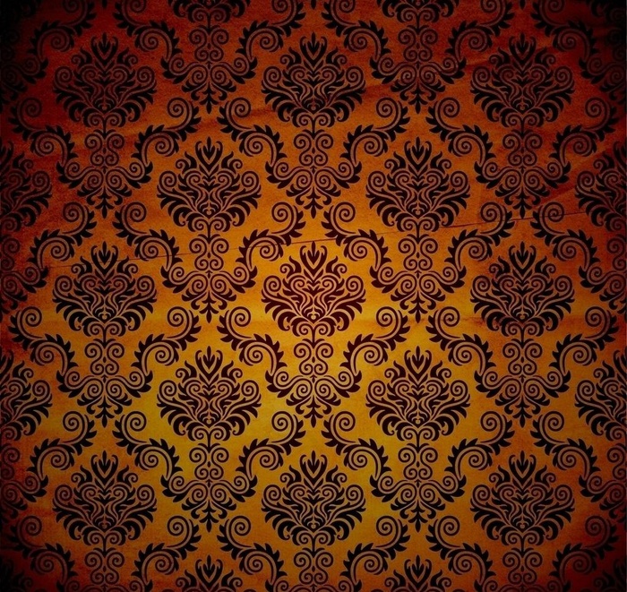 欧式花纹墙纸图片