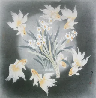 路雨年工笔鱼类选集图片