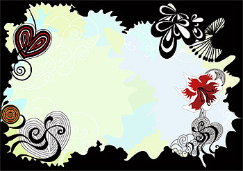 彩色花边矢量素材的趋势