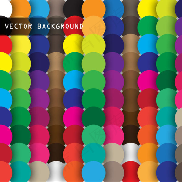 色轮标贴02—矢量素材