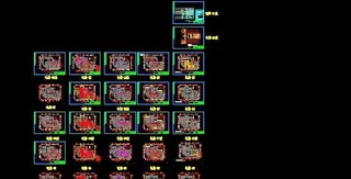 北京市某办公楼10层装修电气图