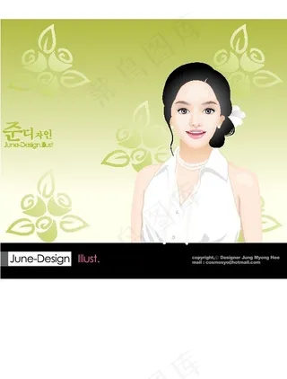 矢量婚礼人物040