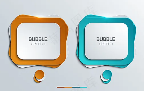 创意立体对话按钮 创意立体对话按钮
