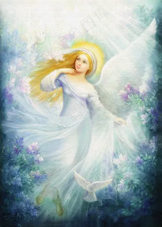 古典人物油画图片