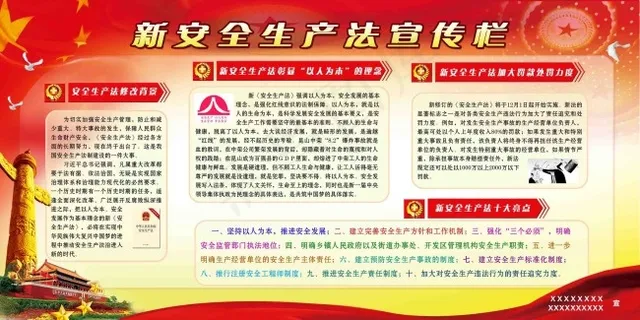 2015新安全生产法宣传栏 2015新安全生产法宣传栏