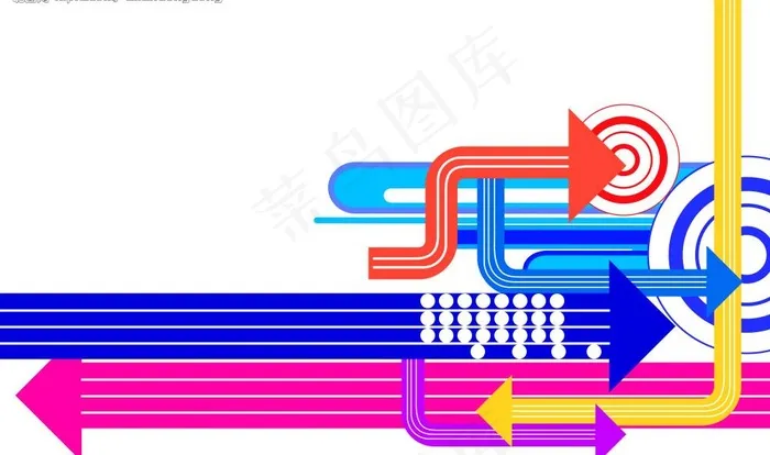 潮流时尚箭头背景2图片psd模版下载