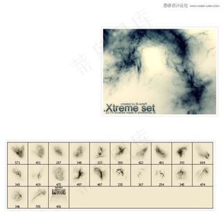 艺术效果烟雾笔刷