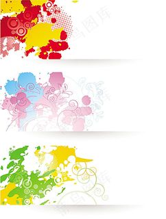 时尚简约展板背景