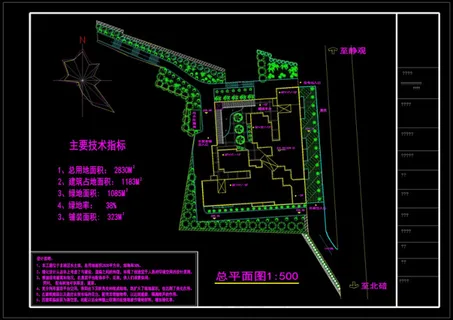 农贸市场绿化规划图纸 农贸市场绿化规划图纸