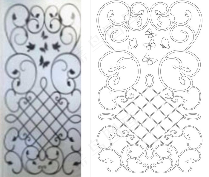 欧式花纹图片