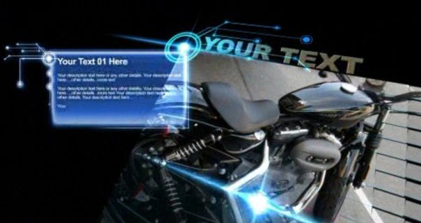 现代炫彩字幕相册