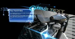 现代炫彩字幕相册