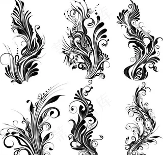 手绘植物花纹图片