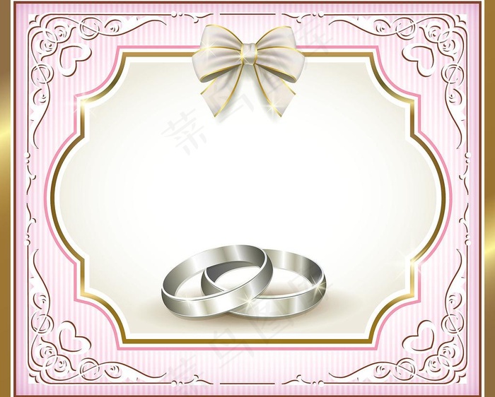 婚礼邀请卡图片