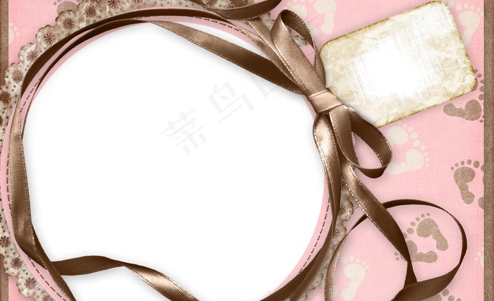 剪贴风格儿童模板图片