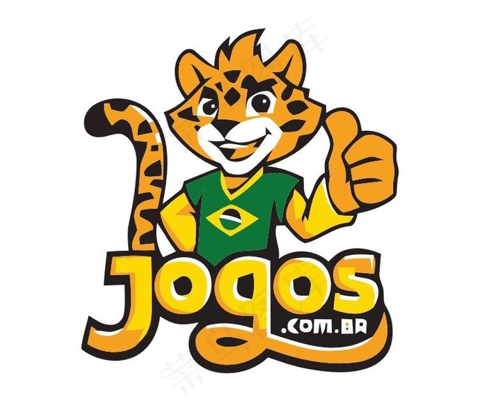 吉祥物logo图片ai矢量模版下载