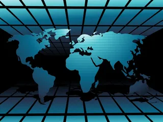 世界地图技术style3