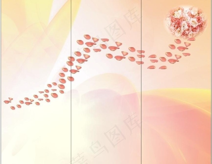 梦幻移门cdr矢量模版下载