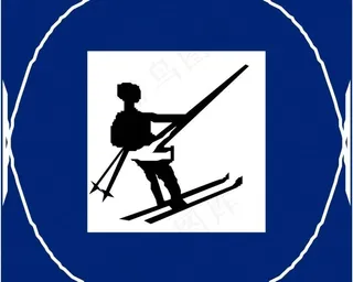 滑雪图标图片