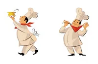 卡通图片厨师矢量ai矢量模版下载