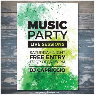 欢乐夏日海滨派对休闲时光旅游海报