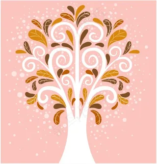 创意花纹大树