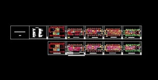 四层高端商务会所给排水设计图