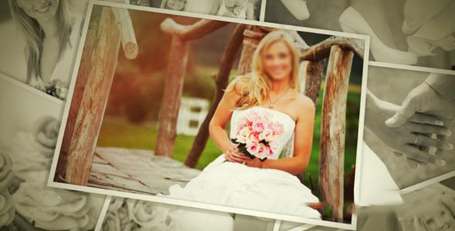 婚礼爱情故事电子相册动画模板