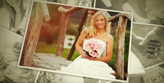 婚礼爱情故事电子相册动画模板