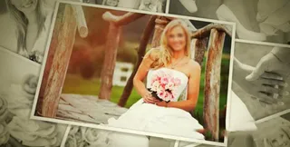 婚礼爱情故事电子相册动画模板