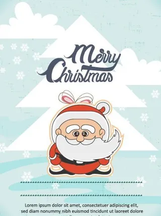 卡通圣诞老人图片