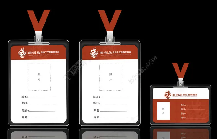 ＶＩ效果图工作牌psd模版下载