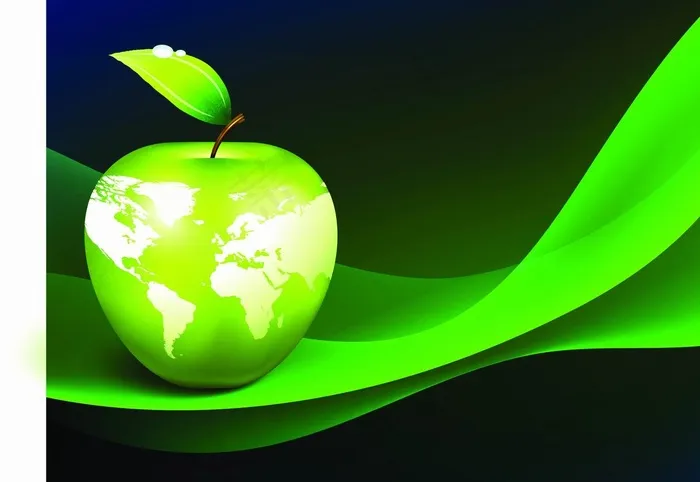 创意苹果设计eps,ai矢量模版下载