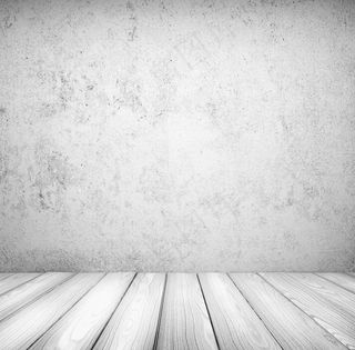 水泥墙壁与木板背景图片