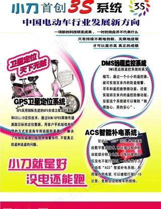 小刀电动车海报图片