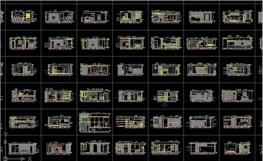 客厅装修CAD图集