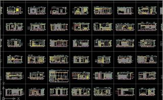 客厅装修CAD图集