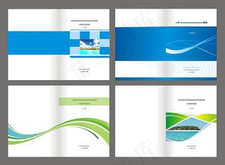 简洁企业画册封面设计模板cdr素材