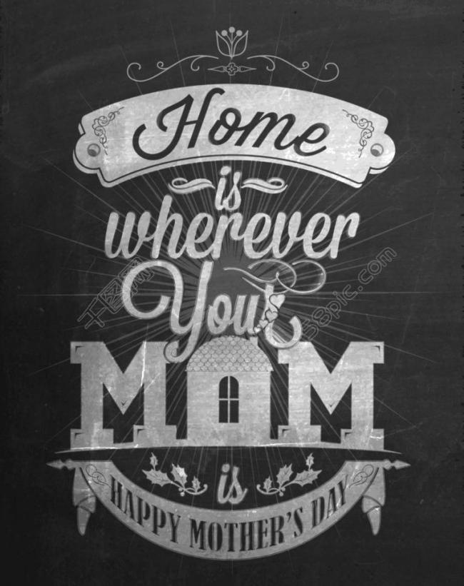 母亲节贺卡 海报图片