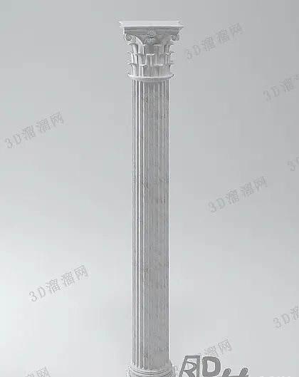 3D欧式柱子模型