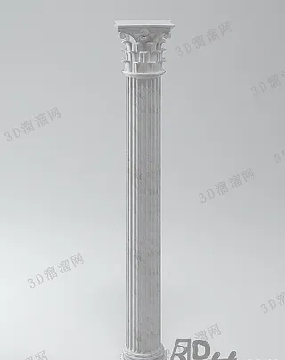 3D欧式柱子模型