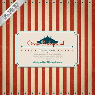 复古风格的条纹马戏团背景