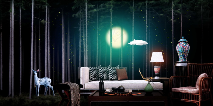 新中式地产高端地产开幕海报