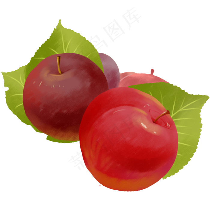 纯天然水果红李子纯天然水果红李子