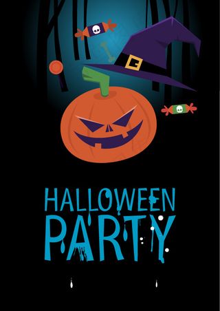 南瓜万圣节之夜