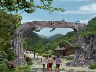 某森林公园大门