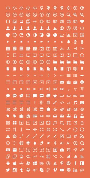 白色精致小图标