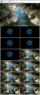 云层漩涡穿梭视频素材带通道